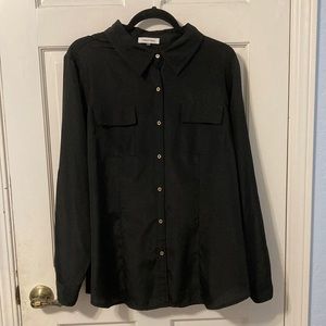 Calvin Klein Black Blouse, Size 1X